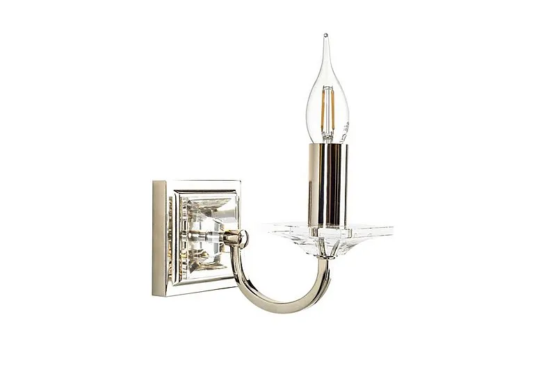 Carson 1 Light Wall Light - Nickel