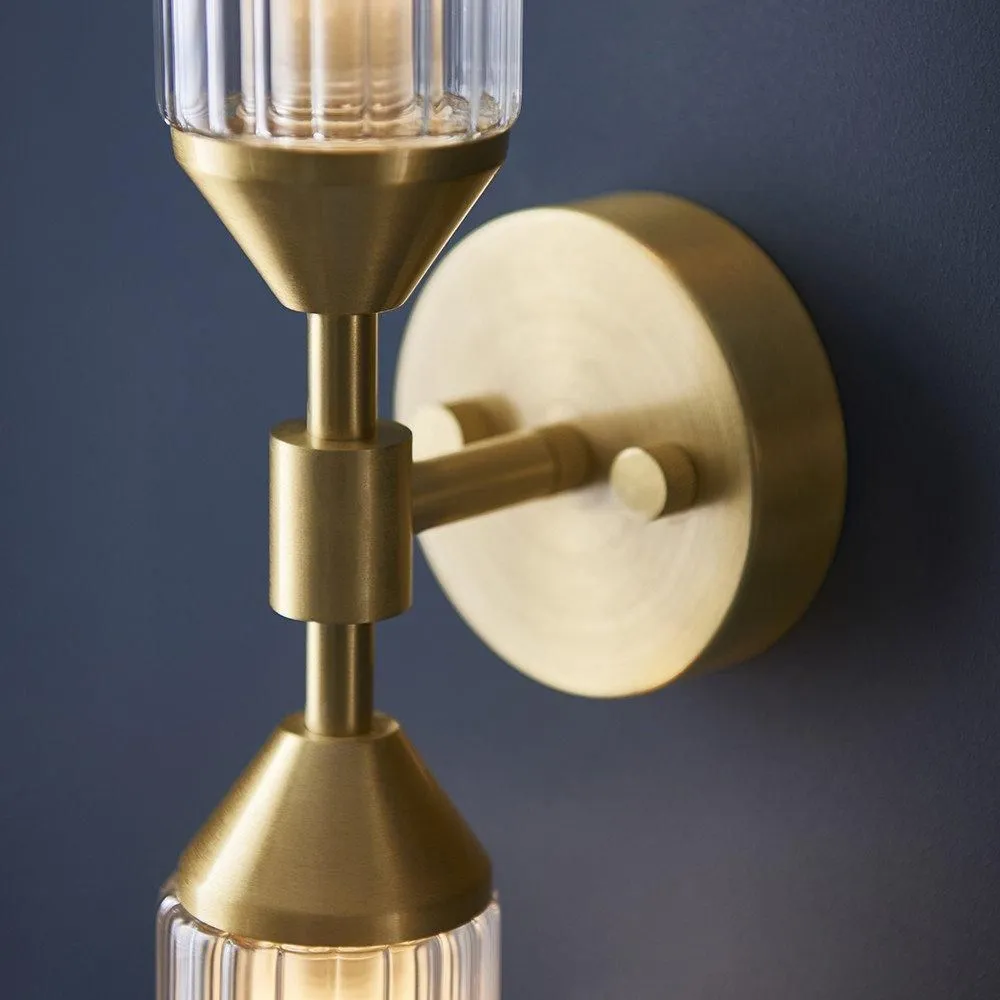 Netlighting 'TRIESTE' Stylish Dimmable Indoor 2 Light Mountable Décor Wall Lamp in Yellow 3