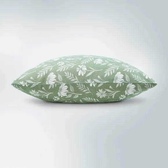 Timeless Floral Cotton Square Cushion Cover 4