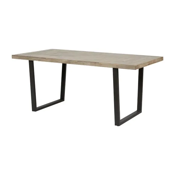 Pacific Marca 6 Seater Rectangular Dining Table, Acacia 3