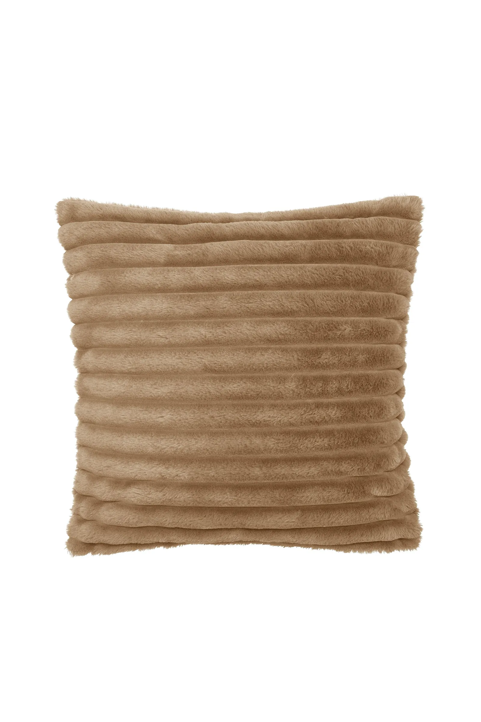 Catherine Lansfield 'Cosy Ribbed' Cushion in Natural 5