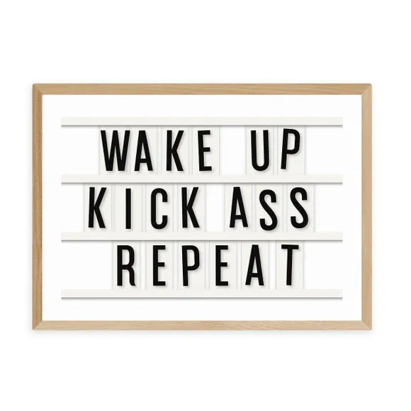 East End Prints Kick Ass Repeat Print 2
