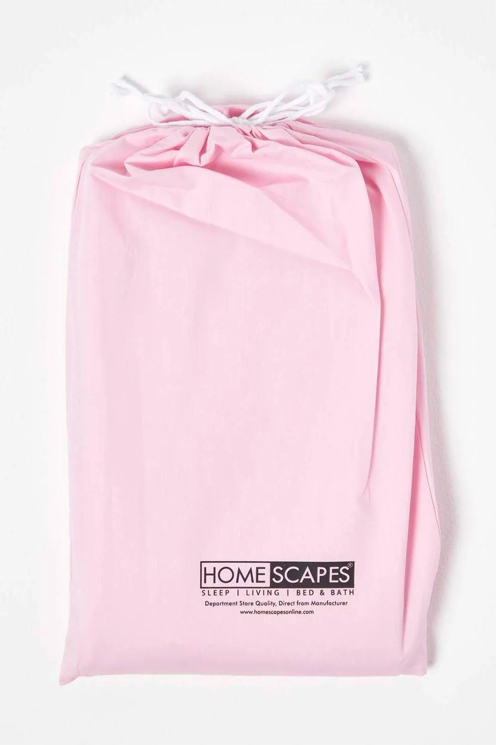 Homescapes Cotton Cot Bed Duvet Cover Set 200 Thread Count in Pink 5