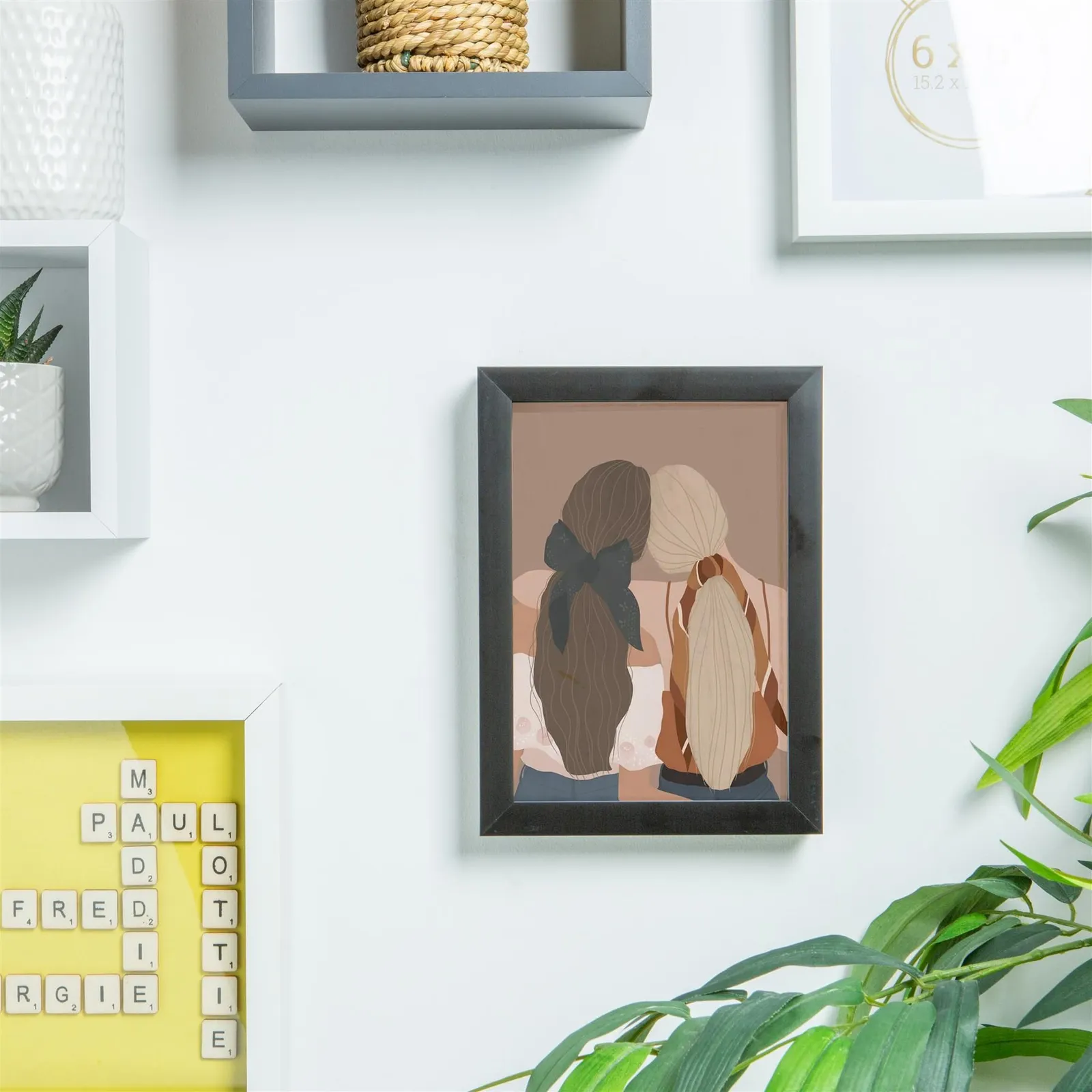 Nicola Spring Photo Frame - A5 (6" x 8") - Pack of 1 in Grey 4