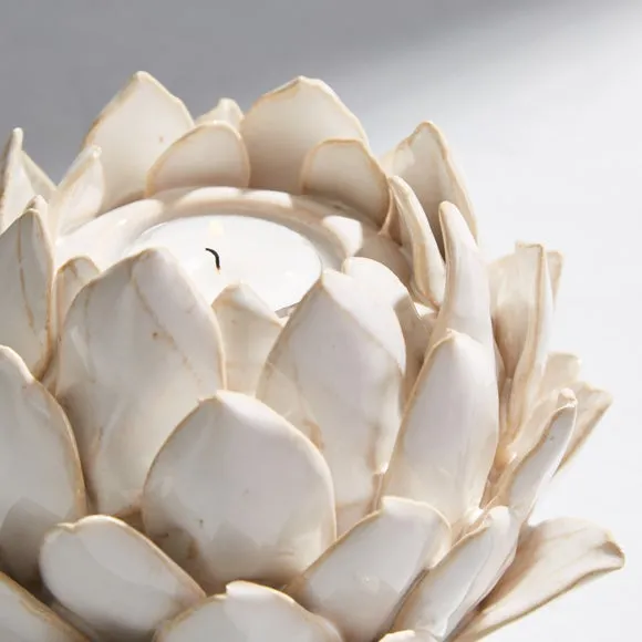 Dorma Artichoke Ceramic Tealight Holder 2