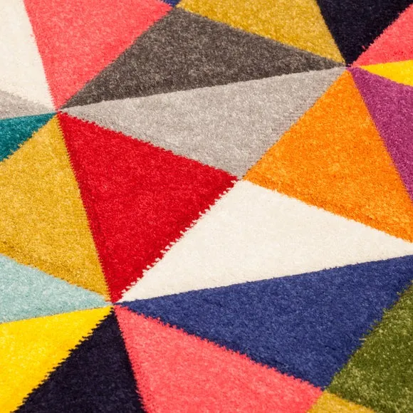 Samba Geometric Round Rug 4