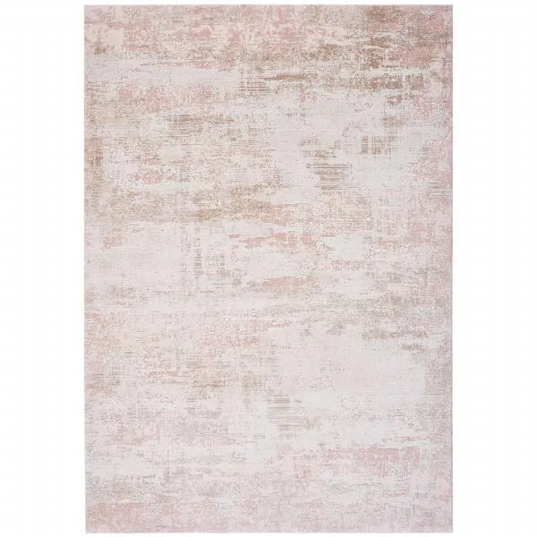 Astral Rug In Pink - 8mm Pile - 100% Acrylic - Machine Woven In Turkey - W120 x D180cm