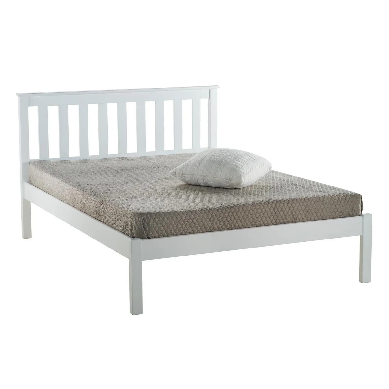 Denver Low End Bed Frame White