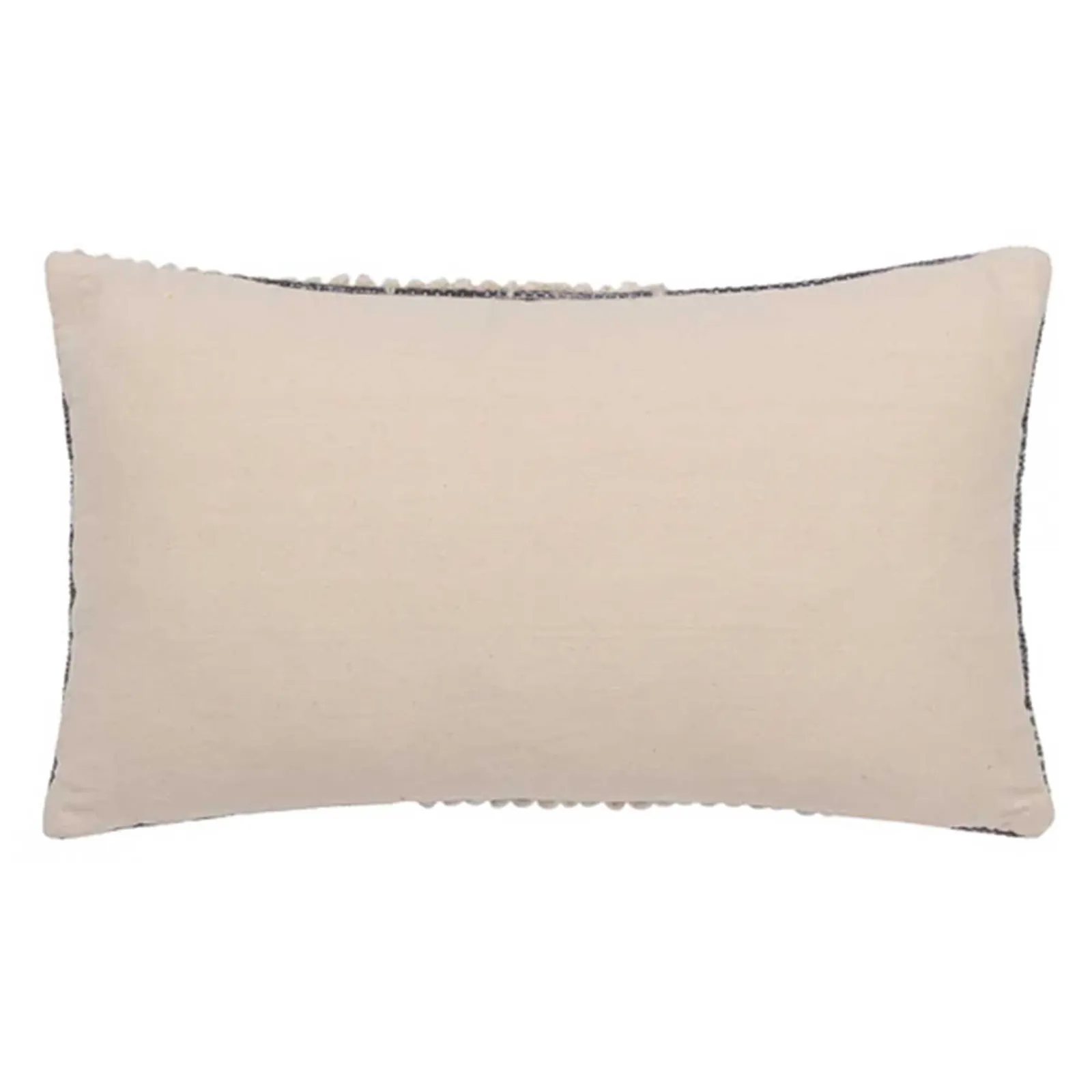 Charcoal Woven Knot Cushion, Square, Grey Cotton | Barker & Stonehouse 2