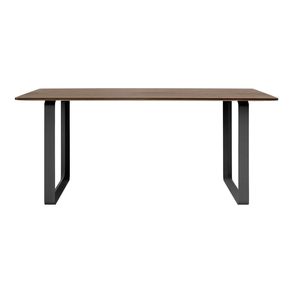 Muuto 70/70 Table 170 x 85cm in Smoked Oak with Black Legs 2