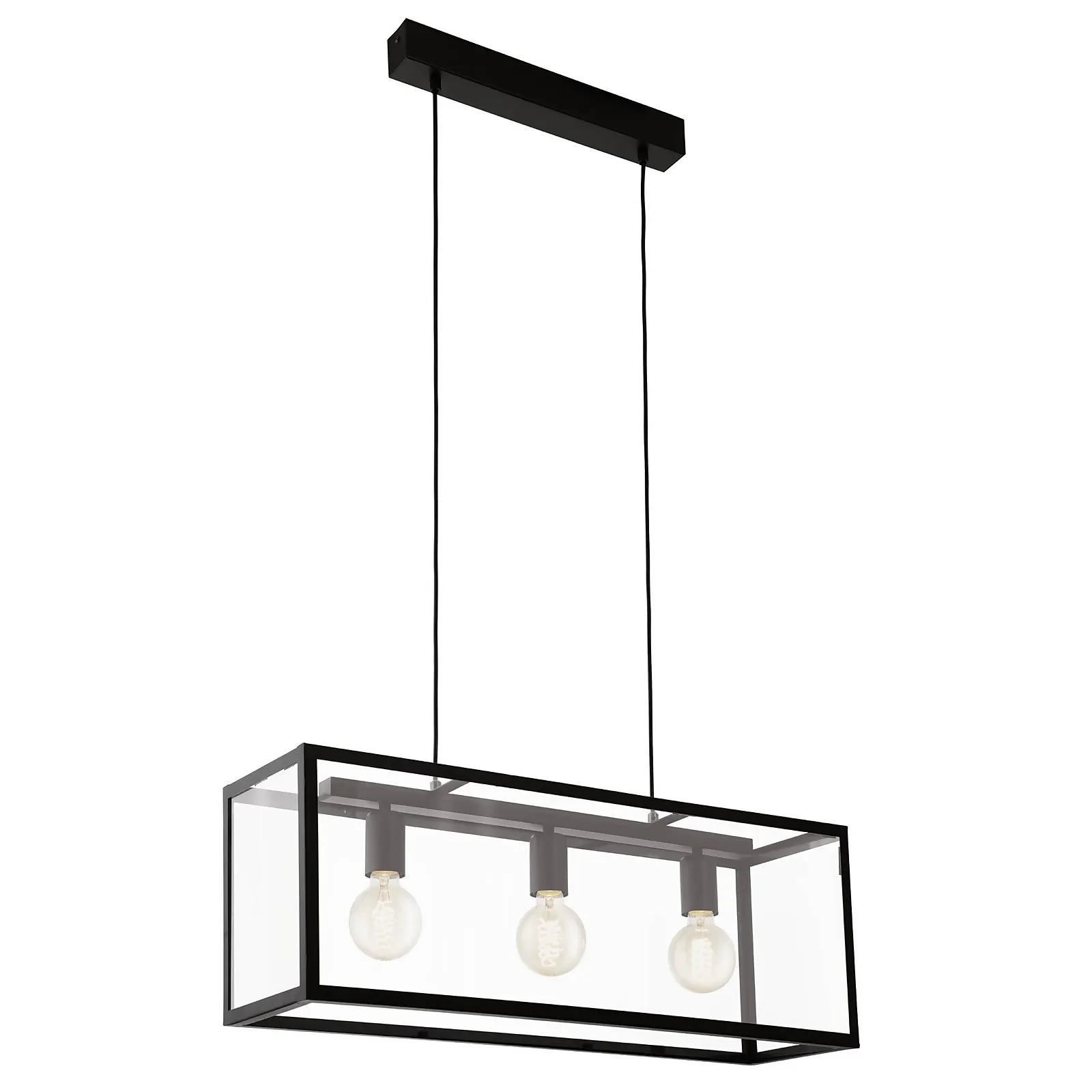EGLO Charterhouse Industrial 3L Pendant Light