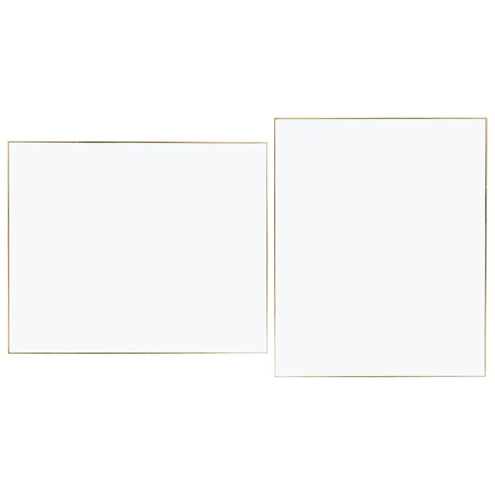 Heal's Fine Edge Mirror Rectangle 110x90cm Gold 1
