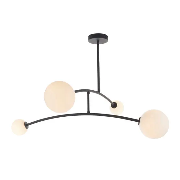 Vogue Nico 4 Light Semi Flush Ceiling Light 6