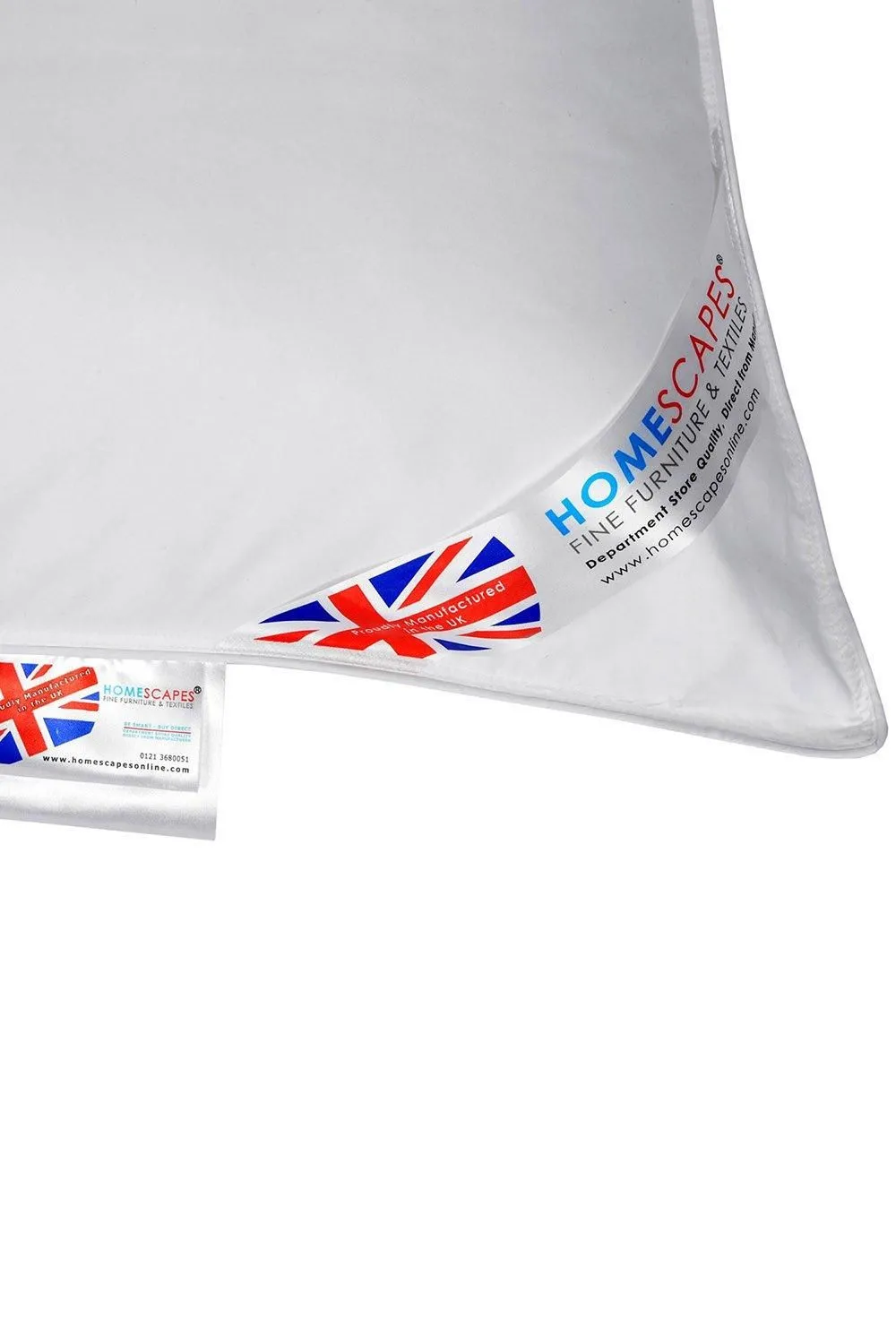 Homescapes Super Microfibre Body Pillow in White 4