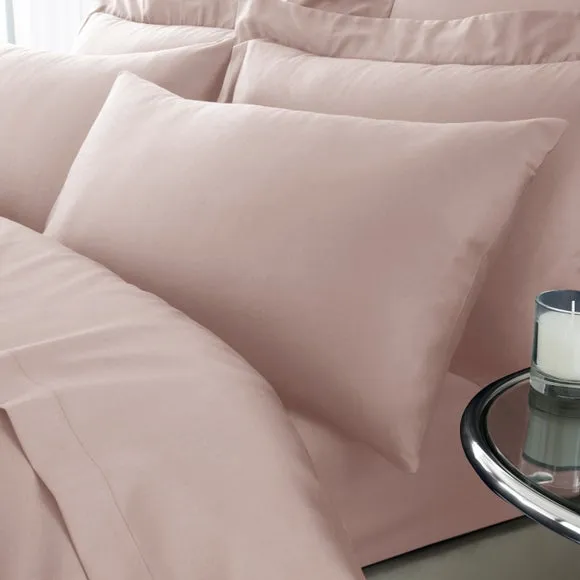 Hotel 230 Thread Count 100% Cotton Sateen Standard Pillowcase Pair