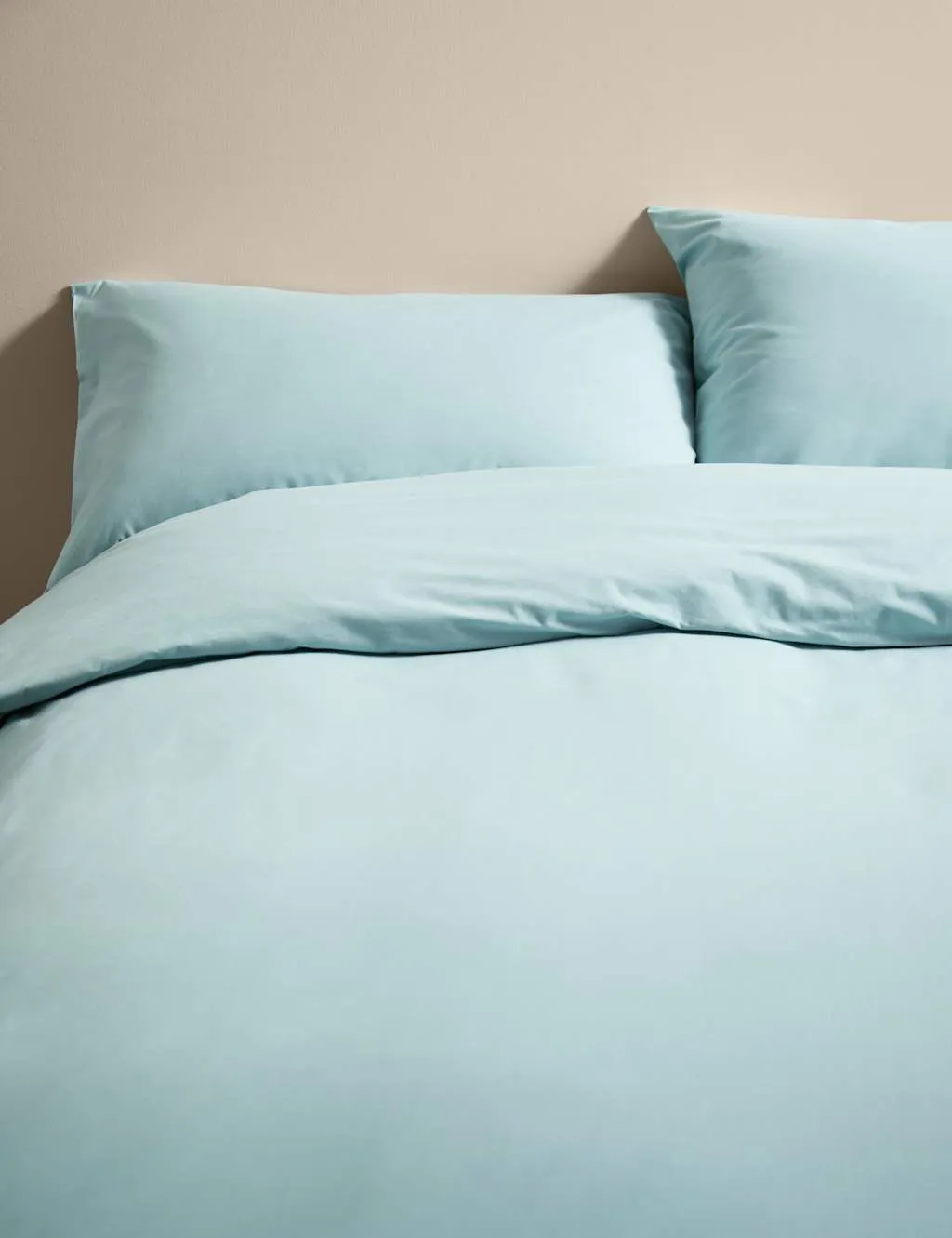 M&S Body Sensor™ Pure Cotton Bedding Set Blue