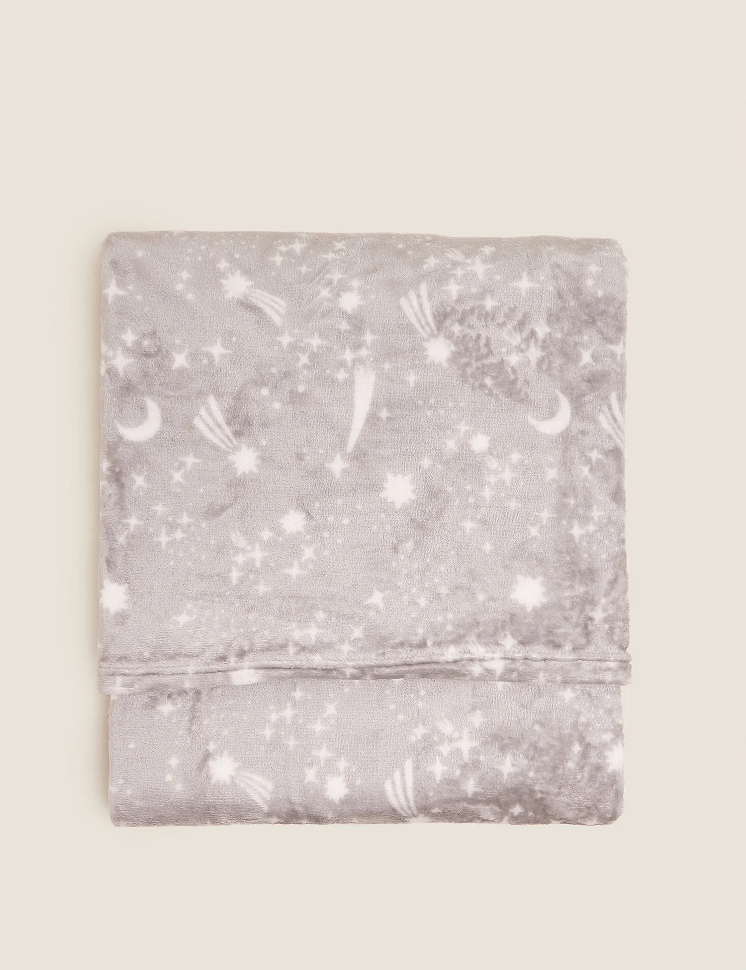 M&S Fleece Shooting Star Throw