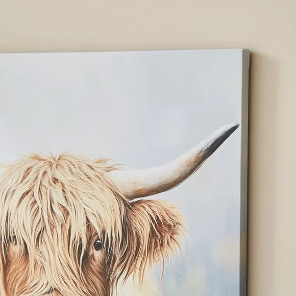 Highland Cow & Baby Canvas 2
