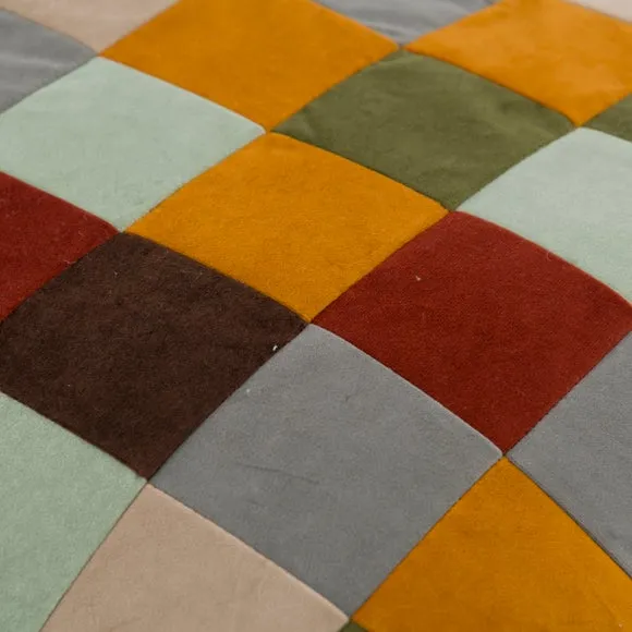 Eliza Patchwork Cube Pouffe 4