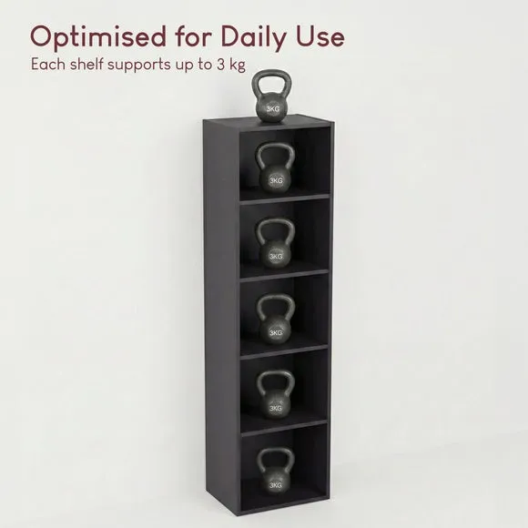 Oxford 5 Tier Cube Bookcase 6