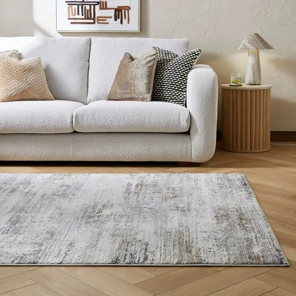 Distressed Look Abstract Rug 1