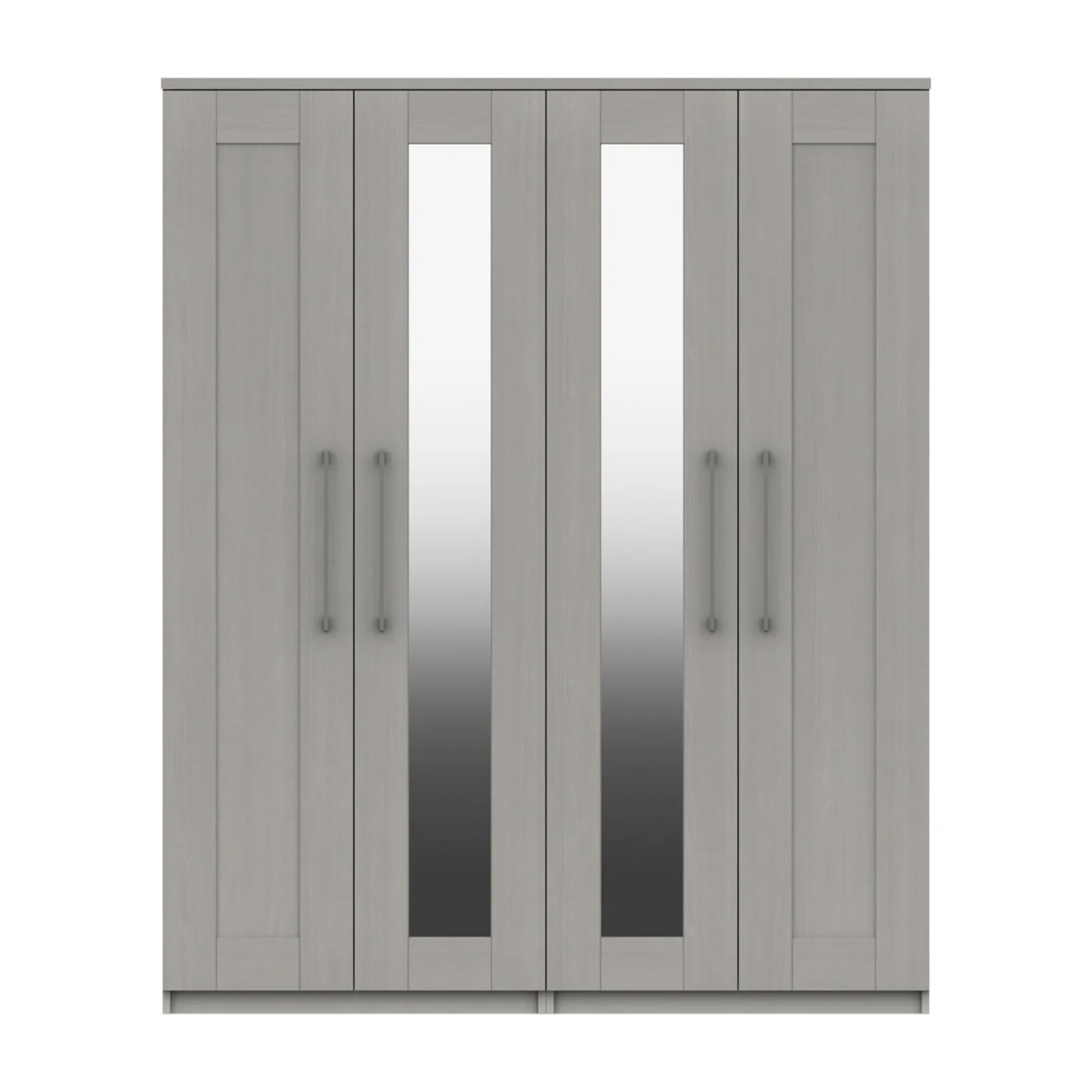 Ethan 4 Door Wardrobe, Mirrored 1
