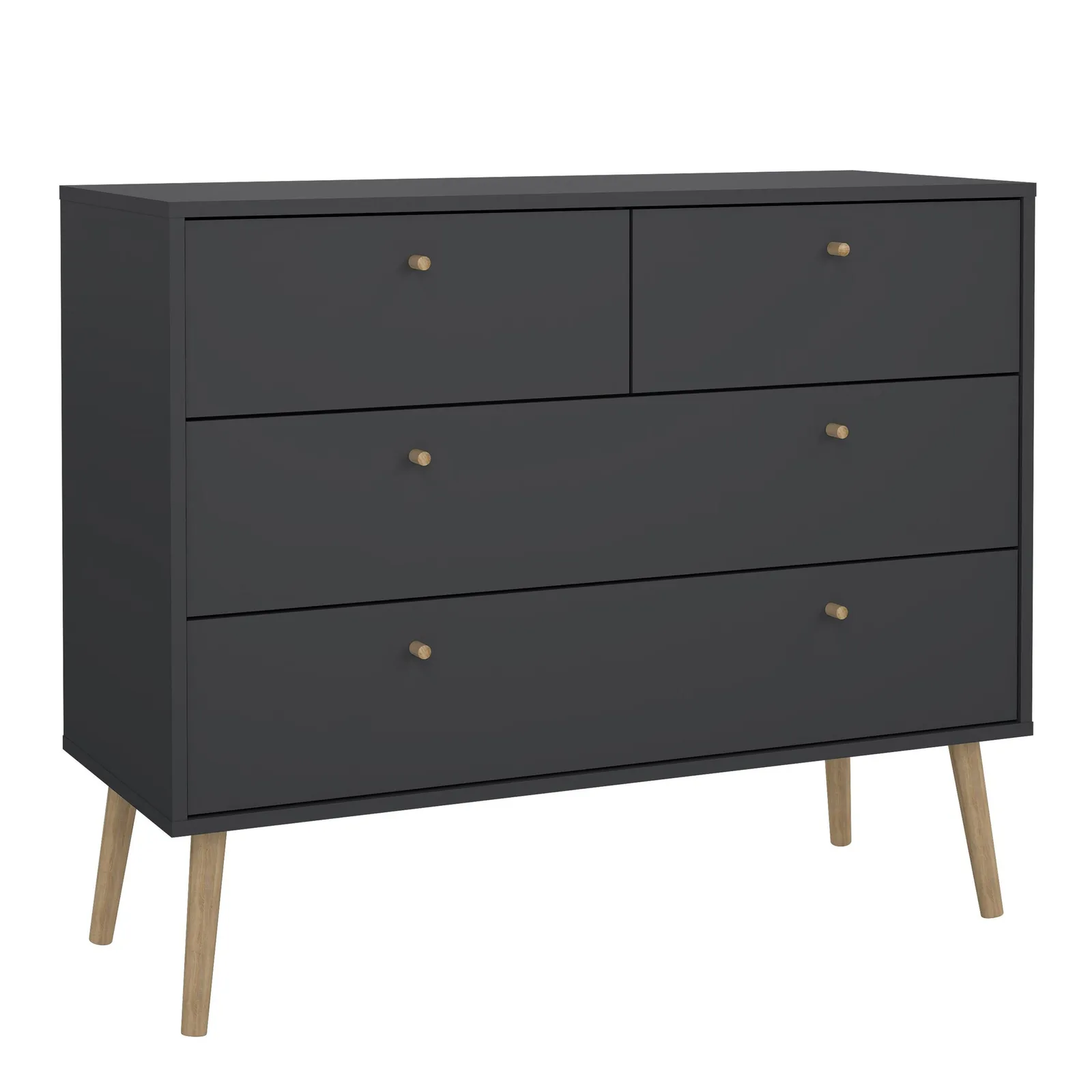 Furniture To Go Cumbria Chest 2 + 2 Drawers in Grey 1