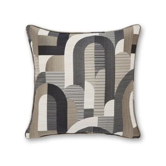 Alvin Geometric Jacquard Cushion 2