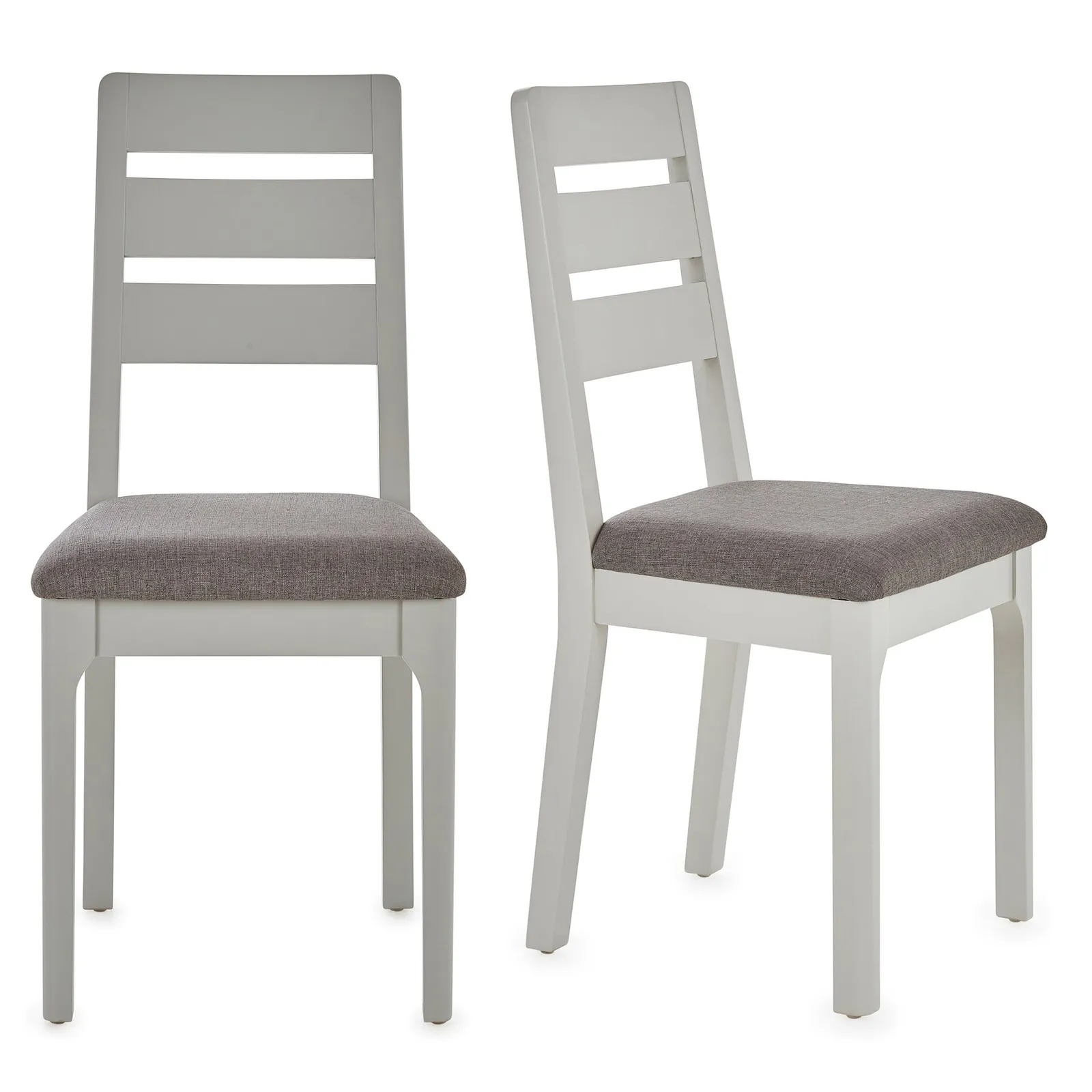 Freya Set Of 2 Dining Chairs Grey Grey