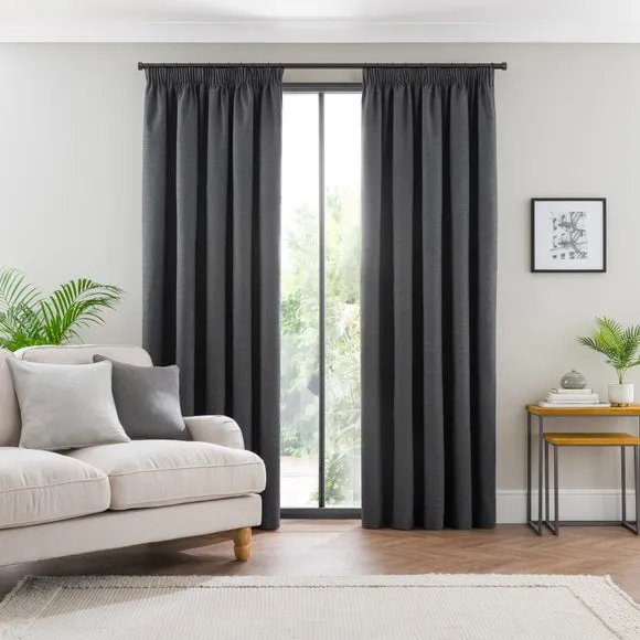 Zodiac Blackout Pencil Pleat Curtains 2