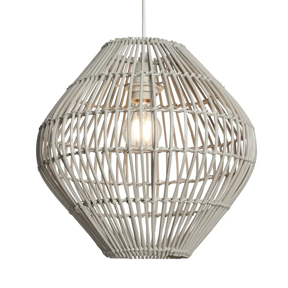Bamboo Bobbin Easyfit Shade, Grey