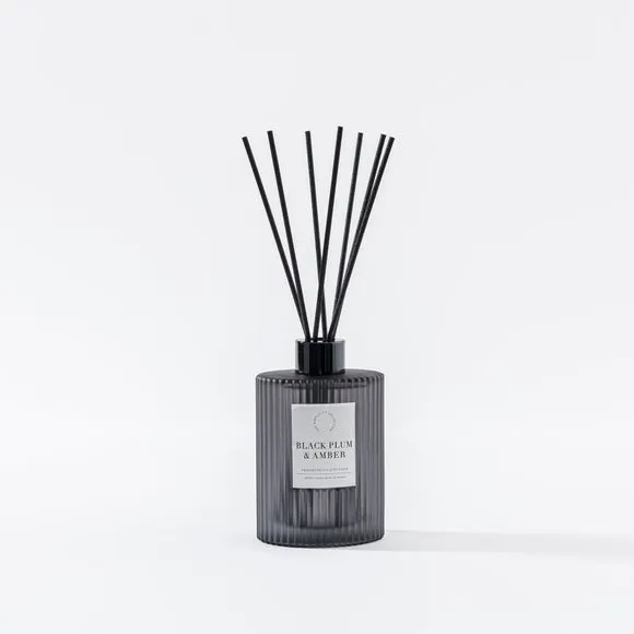 Plum and Patchouli Ribbed Diffuser 3
