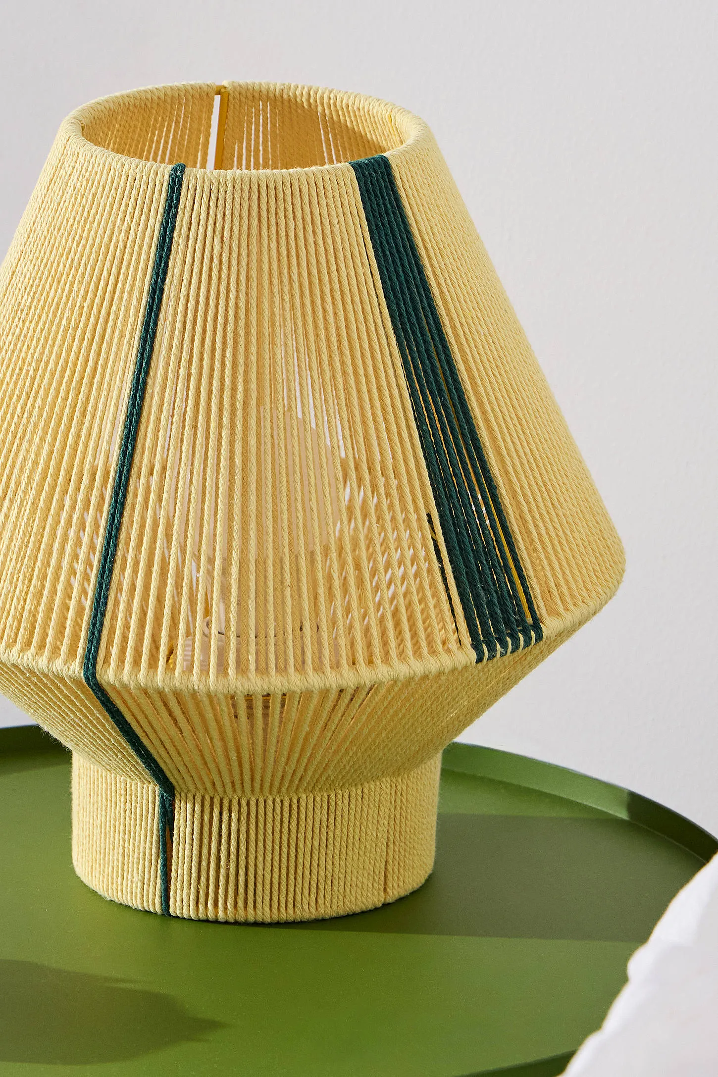 String Table Lamp - Yellow 3
