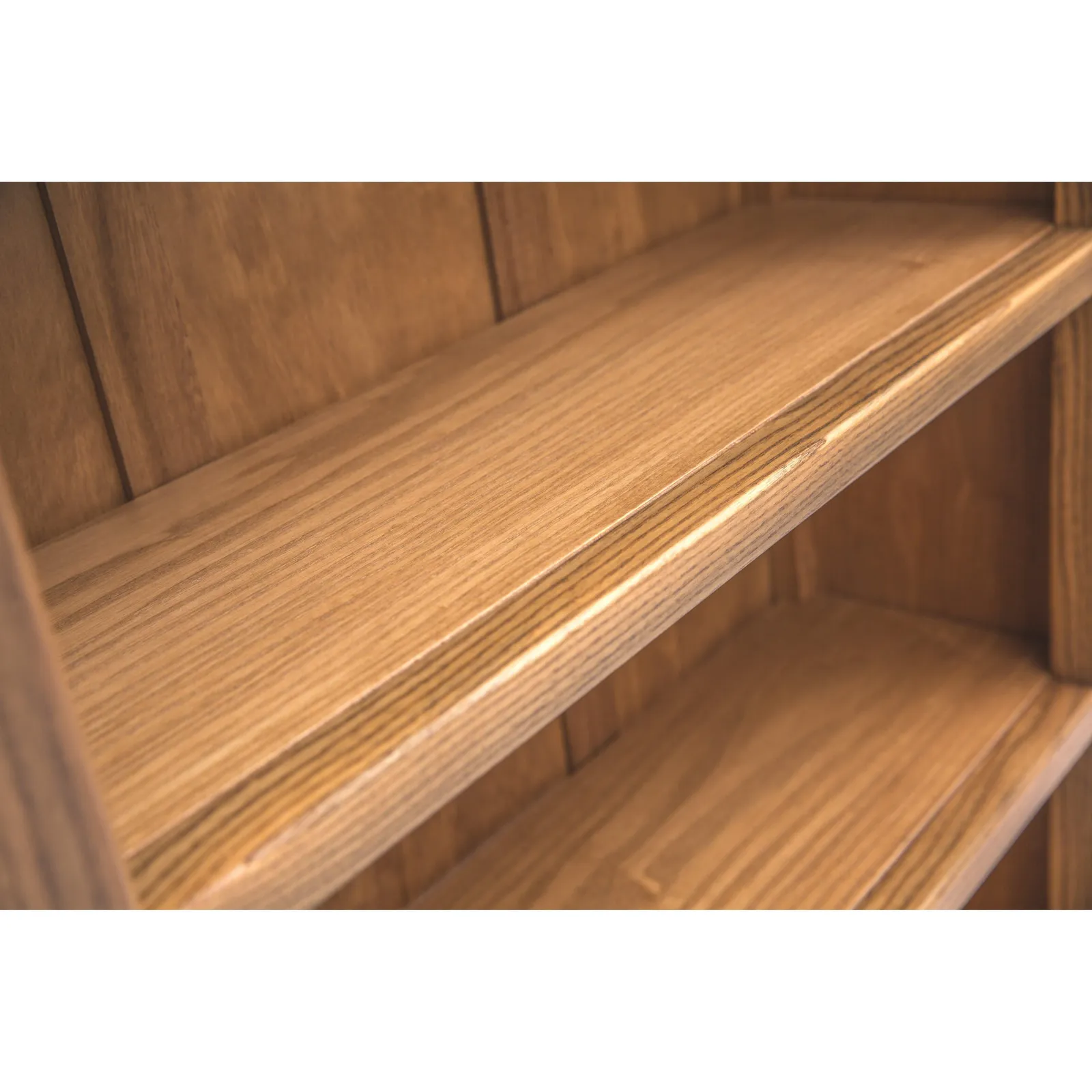 Cabinet Bits Bookcase with Plinth 90x70x25cm in Light Brown 4