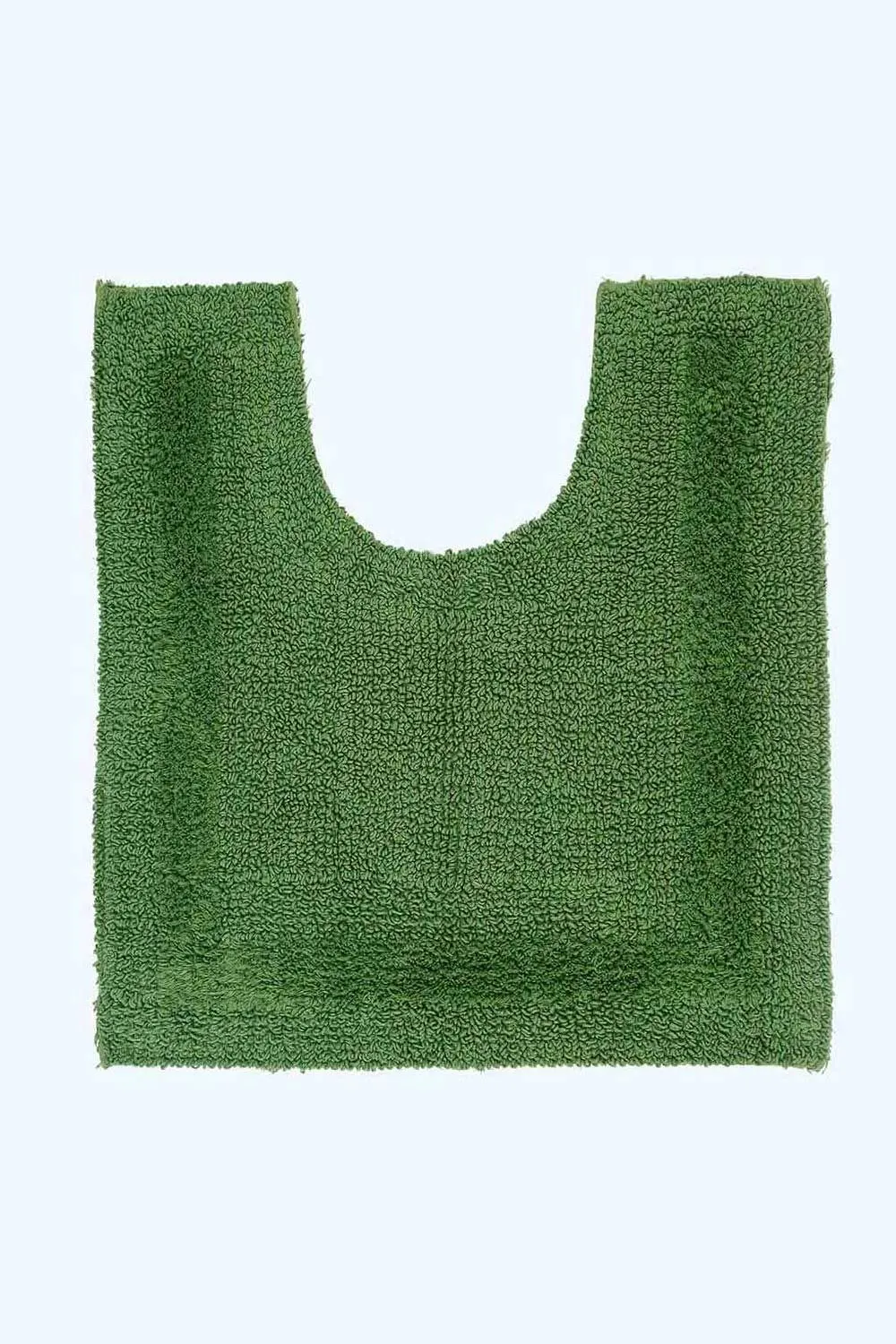 Homescapes Luxury Pedestal Mat Reversible 1600GSM 100% Cotton, 50 x 55cm Bath Mat in Light Green