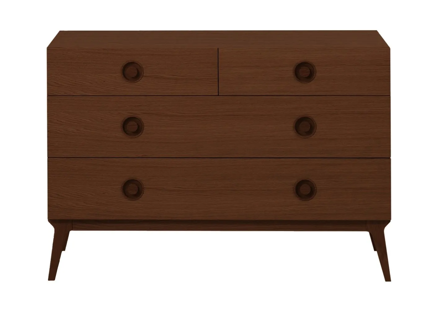 Case Valentine Chest of Drawers Stained Walnut 1