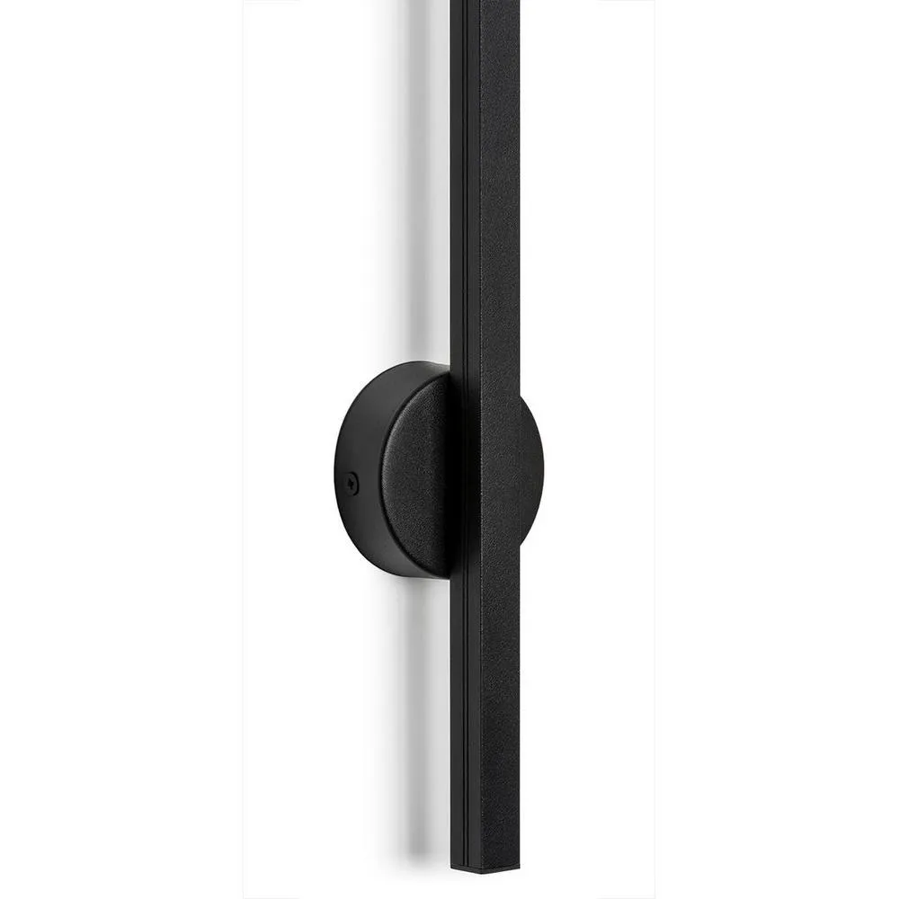 Netlighting Asse 60cm Integrated LED Wall Lamp Black Structure 3000K 2