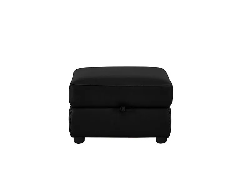 Echo Leather Storage Footstool