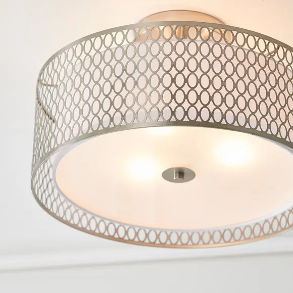 Vogue Tolna 3 Light Semi Flush Ceiling Light 3