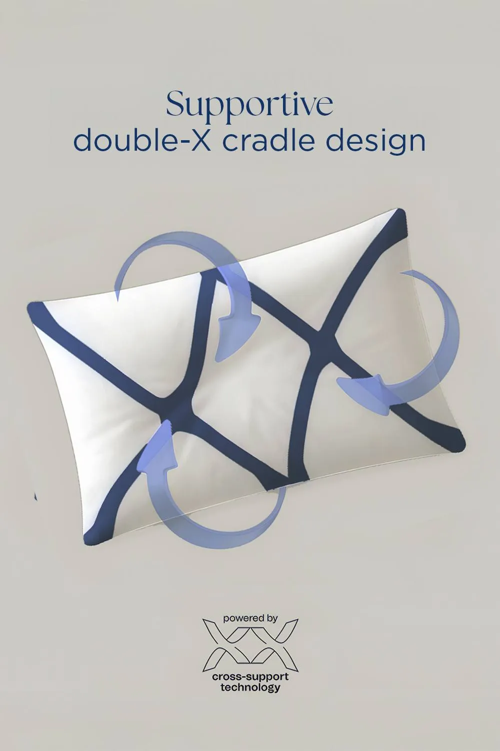 CHRISTY X Suspension Standard Pillow Soft Medium in White 4