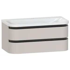 Duarti by Calypso Berrington Cashmere Glow Vanity with Whitley Basin - 1000mm
