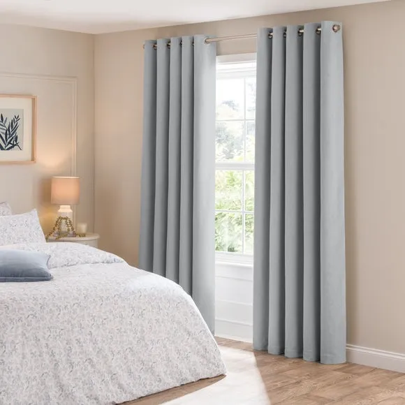 Calista Eyelet Curtains (Blackout Available) 2