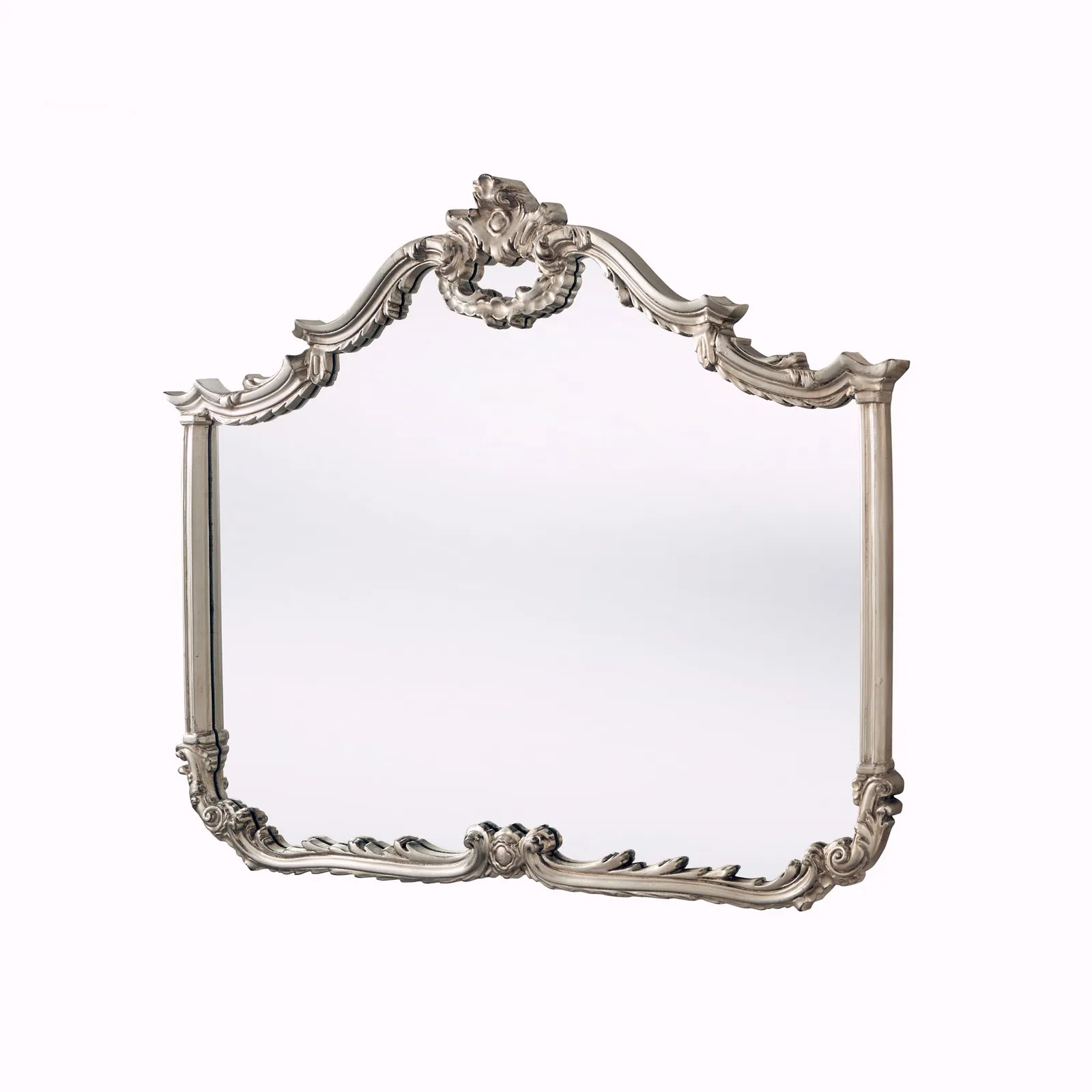 Yearn Mirrors Carved Landscape mirror Silver 122(w)x104cm(h) 4