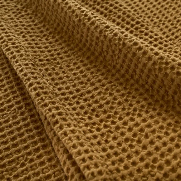 Otis Waffle 100% Cotton Throw Blanket 2