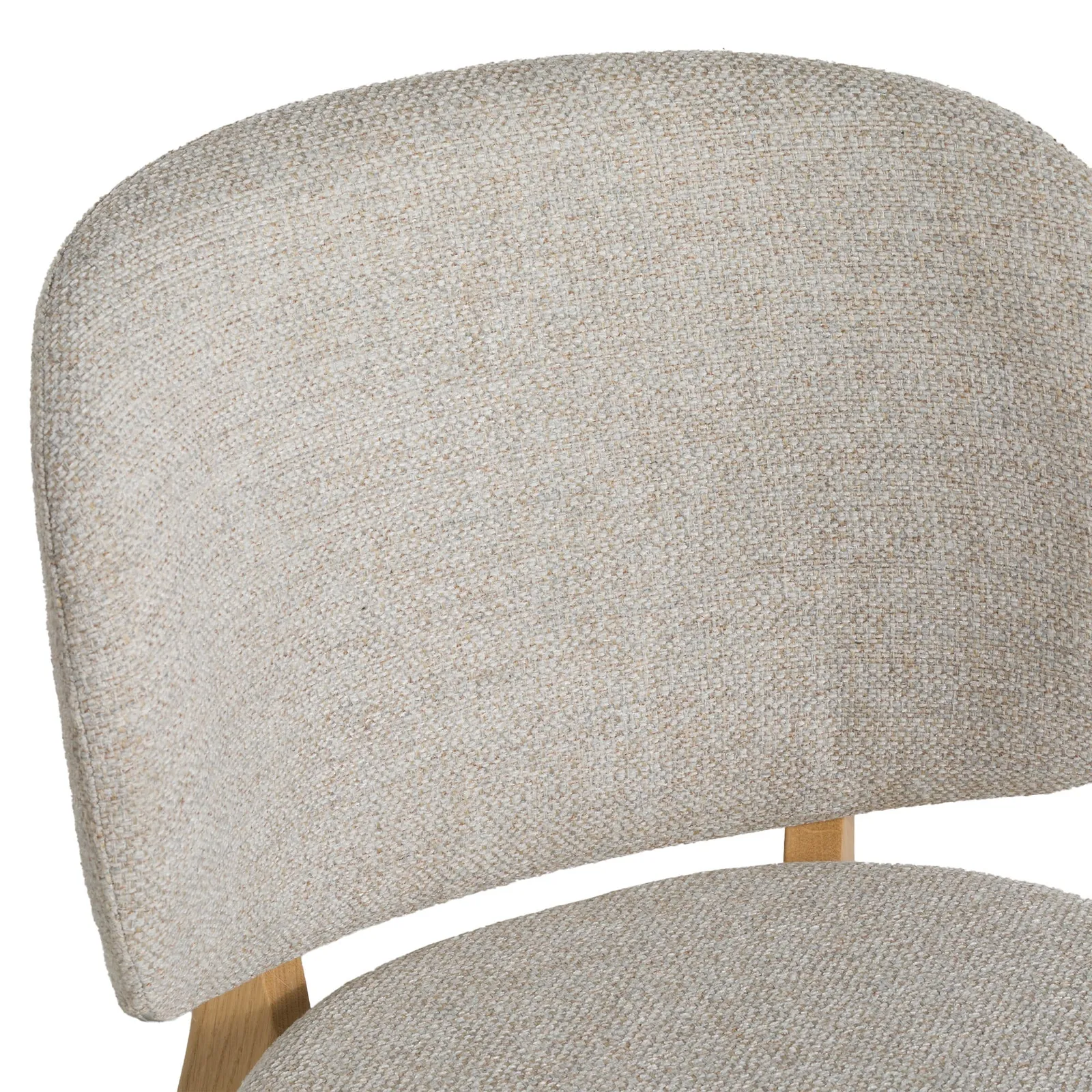 Salla Dining Chair, Neutral Fabric | Barker & Stonehouse 4
