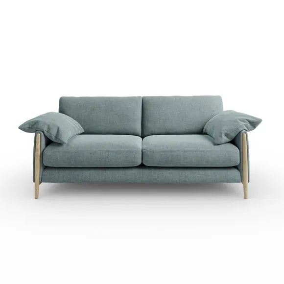 Hector Tonal Plush Chenille 4 Seater Sofa 6