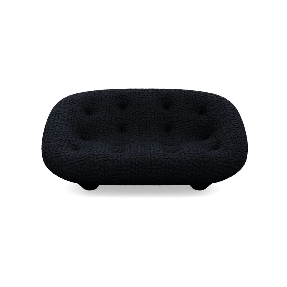 Ligne Roset Ploum Small High Back Sofa Moby Charcoal 2