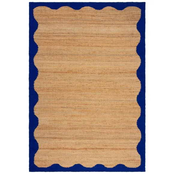 Sophie Robinson Wave Jute Border Rug 6