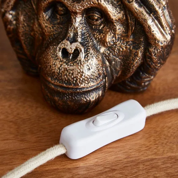 Orangutan Resin Table Lamp 4