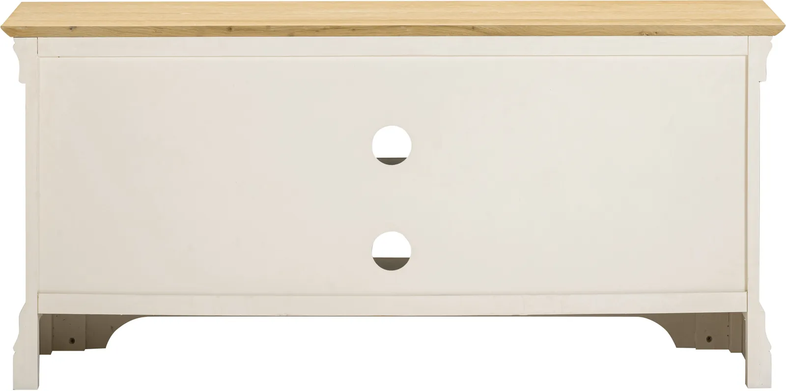 Seconique Bordeaux Small TV Stand (Fully Assembled) in Ivory 6